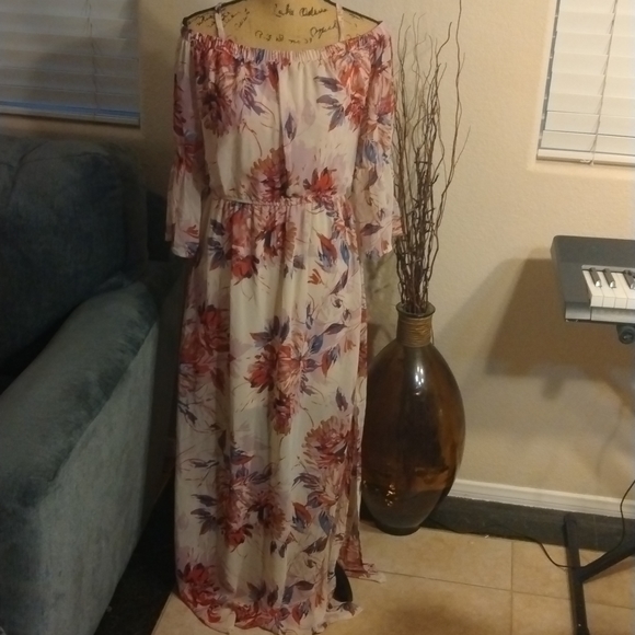 As U Wish Floral Maxi Dress - Picture 1 of 9